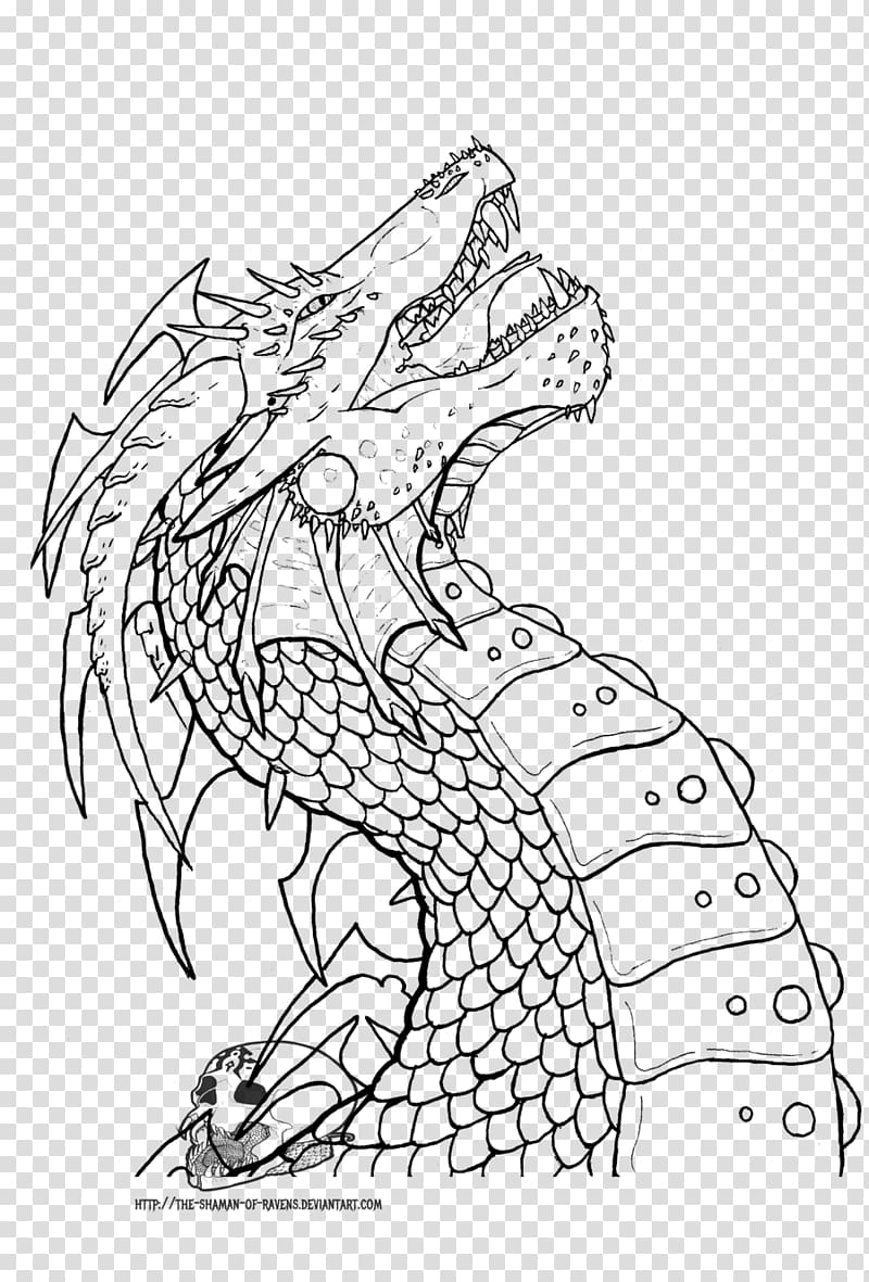 Line art Drawing , dragon transparent background PNG clipart