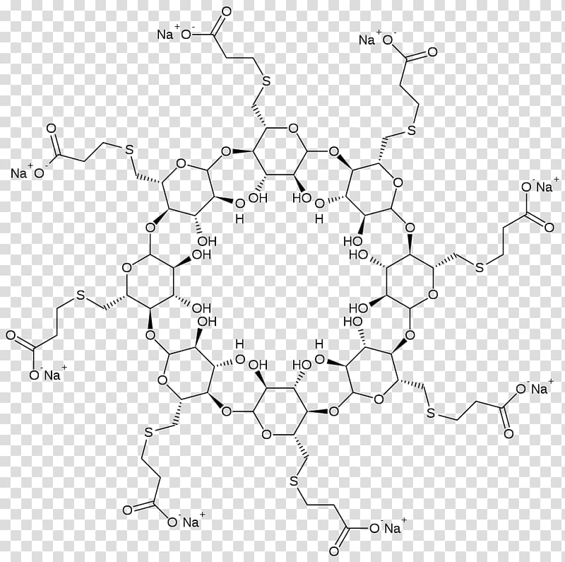 Sugammadex Drug Rocuronium Cyclodextrin Muscle relaxant, others transparent background PNG clipart