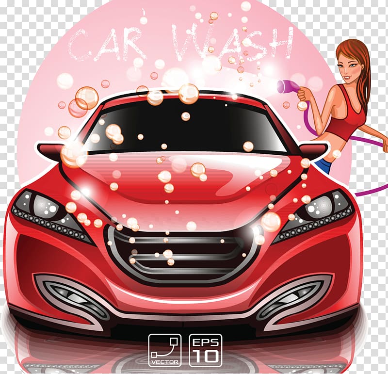 Luxury sports car beauty services transparent background PNG clipart