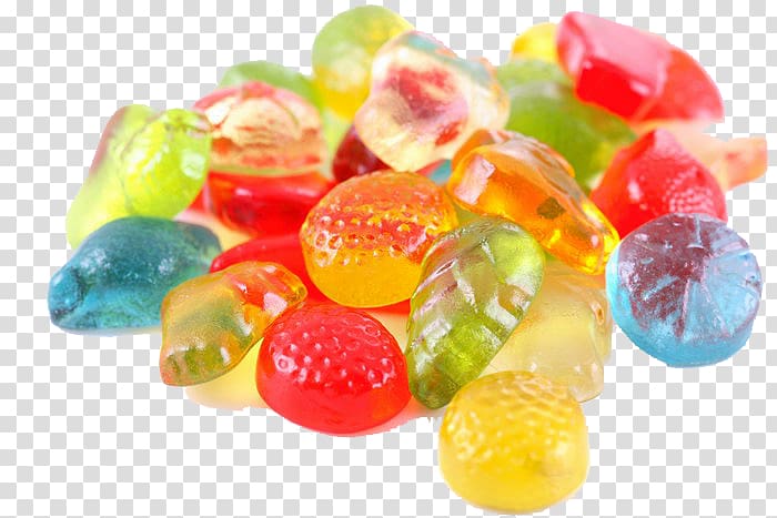 assorted-color gummy candy lot, Chewing gum Sorbitol Food Candy Sugar alcohol, Soft sweets transparent background PNG clipart