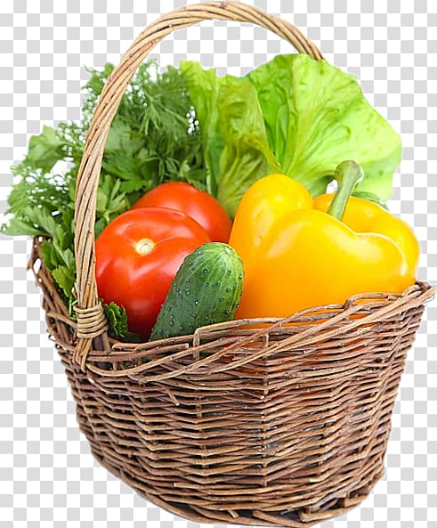 Organic food Hot pot Vegetable Basket, Vegetable basket transparent background PNG clipart