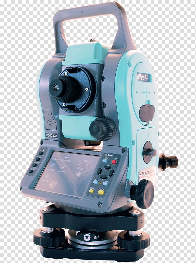 Total station Geodesy Spectra Precision Nikon Trimble, others transparent background PNG clipart