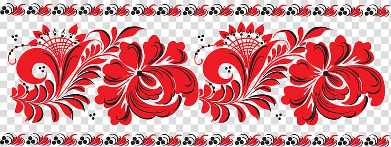 Ornament Khokhloma Drawing Russian, ukraine transparent background PNG clipart
