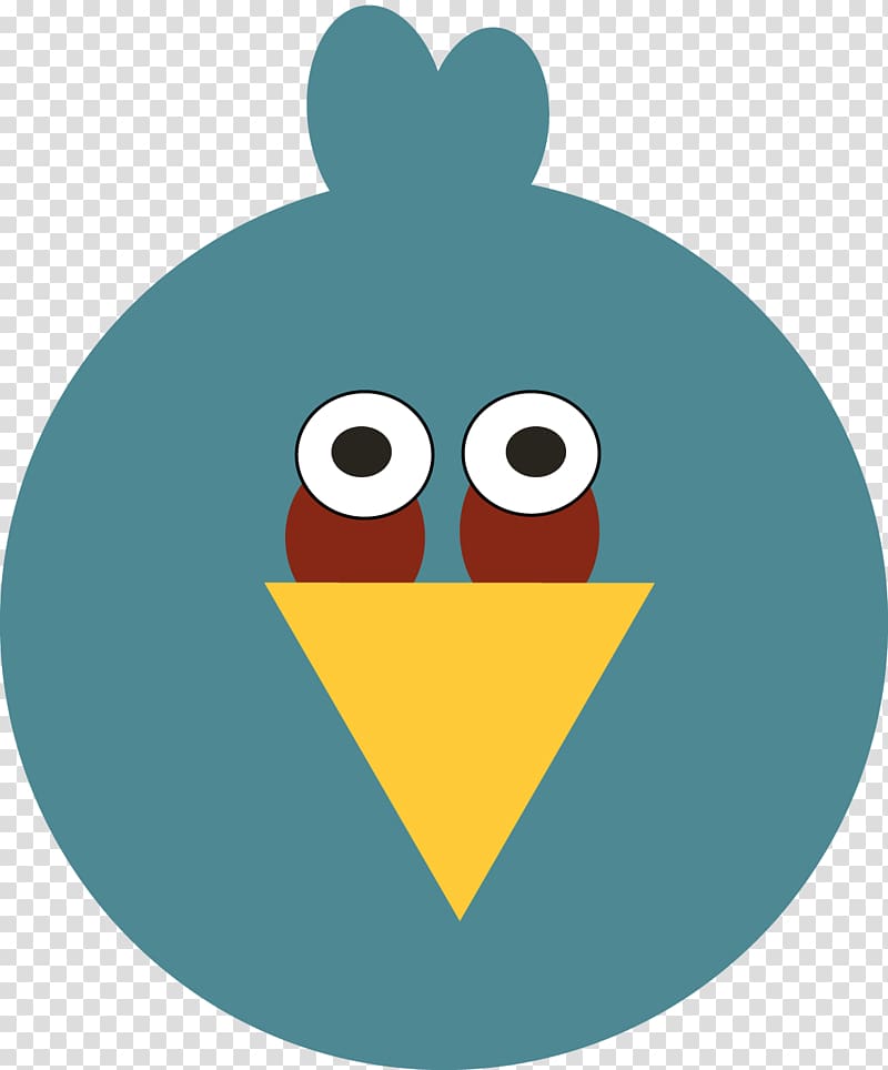 Beak , Angry Birds blue transparent background PNG clipart