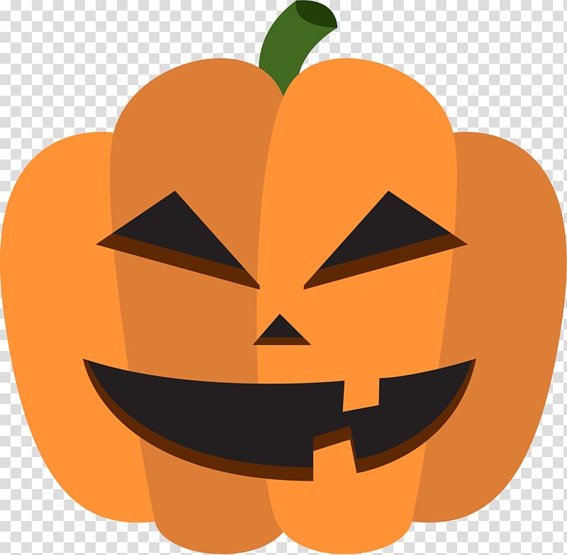 Calabaza Halloween Pumpkin Decoration, Cartoon cute pumpkin transparent ...