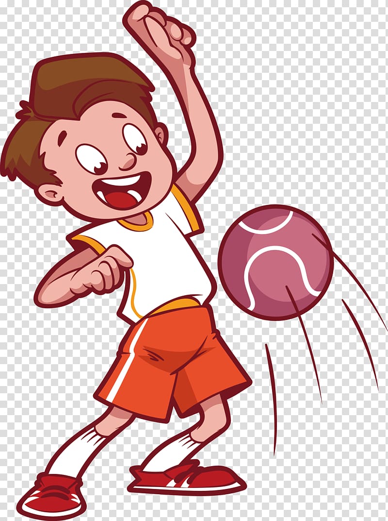 Dodgeball Play , Little boy playing basketball transparent background PNG clipart
