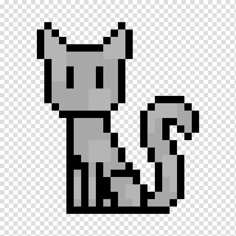 Pixel Cat icon. Free download transparent .PNG