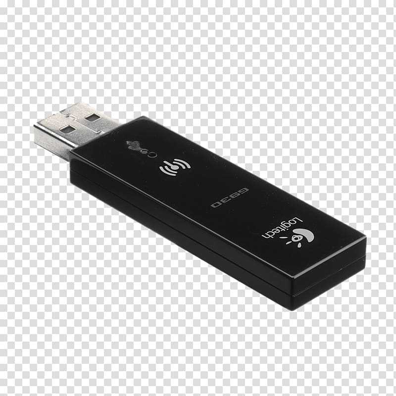Computer keyboard Logitech Unifying receiver USB Headphones, USB transparent background PNG clipart