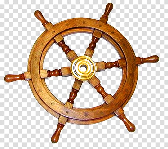 Ship\'s wheel Wood Boat, Ship transparent background PNG clipart