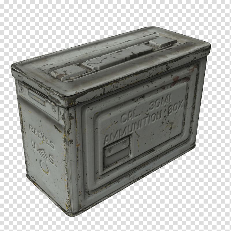 Ammunition box 3D modeling TurboSquid 3D computer graphics, Gray iron ammunition box transparent background PNG clipart
