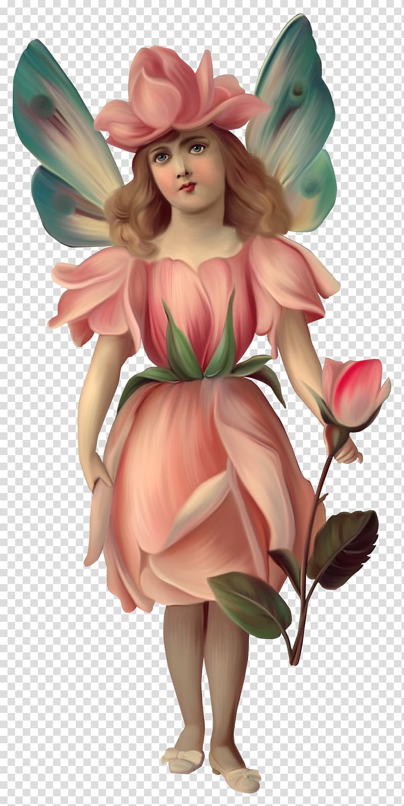 illustration of fairy, Cicely Mary Barker Victorian era Fairy Angel Bokmxe4rke, Beautiful flower fairy transparent background PNG clipart