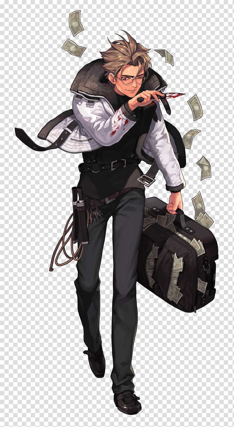 Black Survival Character Game Model sheet, Hitman: Contracts transparent background PNG clipart