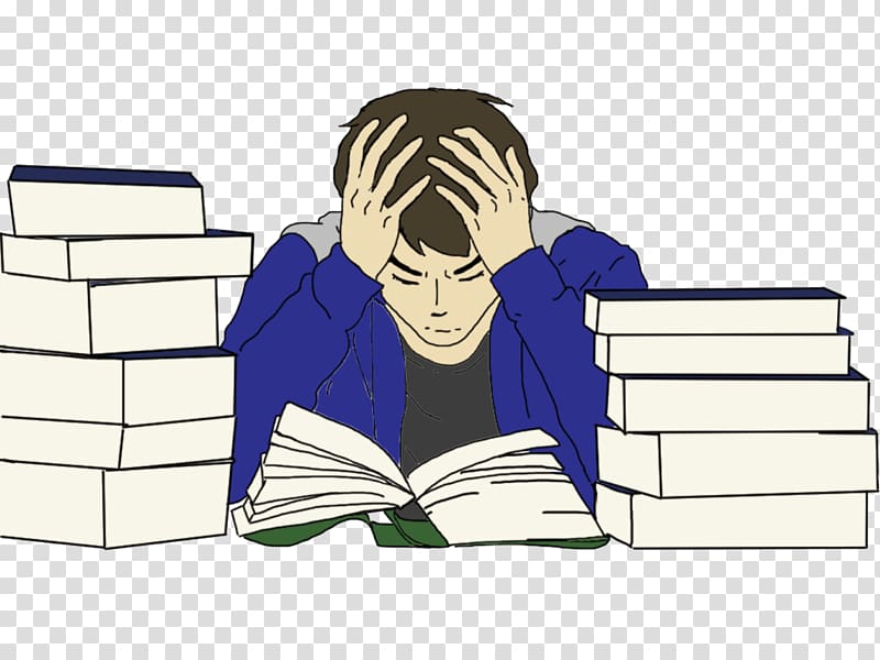 stress at school clipart