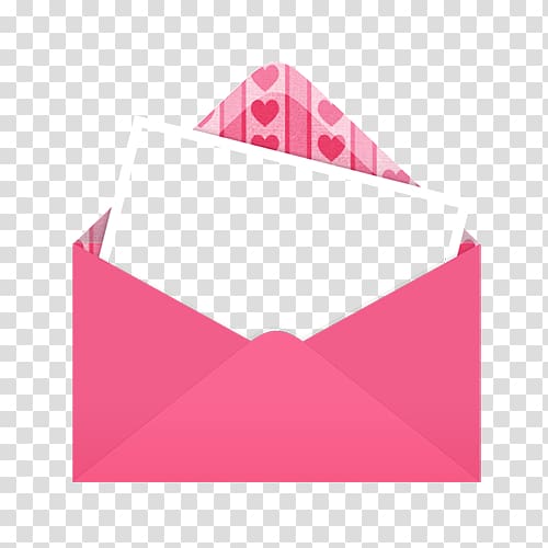 pink envelope art, Paper Envelope Valentines Day Postcard, envelope transparent background PNG clipart