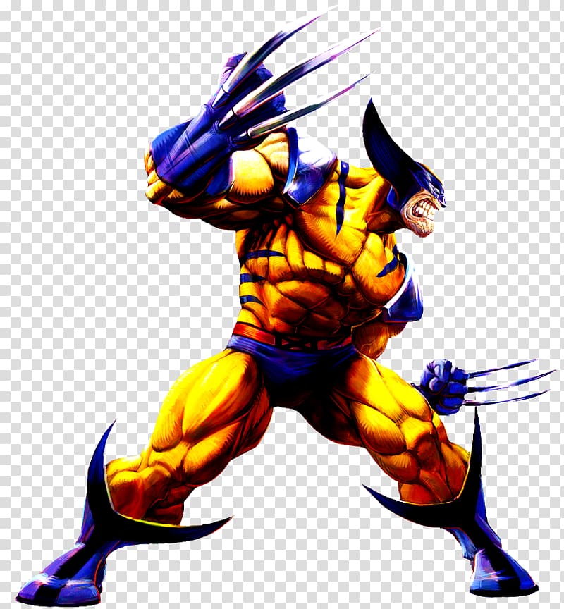 Wolverine , Wolverine Marvel vs. Capcom 2: New Age of Heroes Ryu Spider-Man, Wolverine transparent background PNG clipart