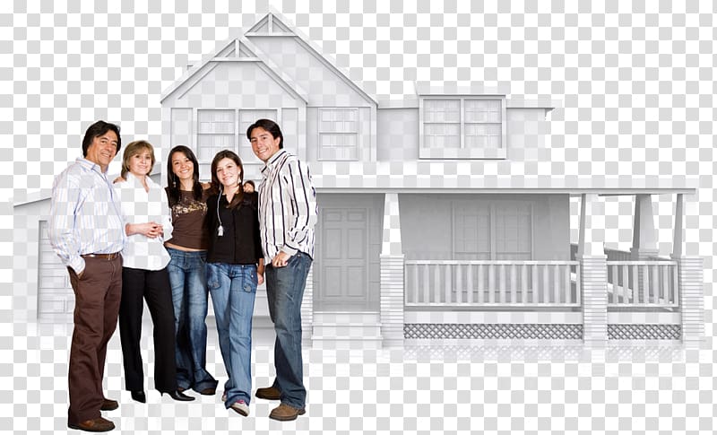 Family Home Insurance Agent House, Business Team transparent background PNG clipart