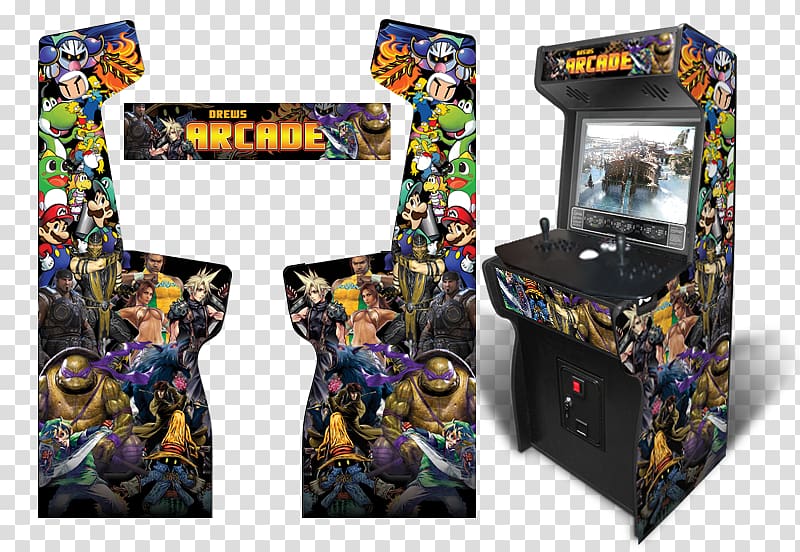 Street Fighter II: The World Warrior Mortal Kombat Arcade game Arcade cabinet Tron, others transparent background PNG clipart