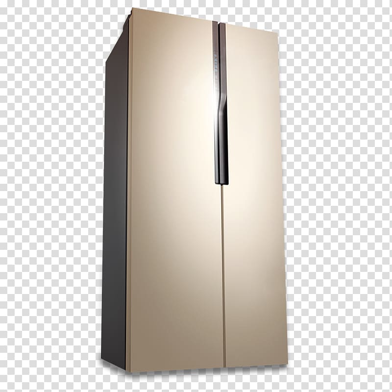 Refrigerator Home appliance Wardrobe Champagne Door, Champagne open the door to the refrigerator transparent background PNG clipart
