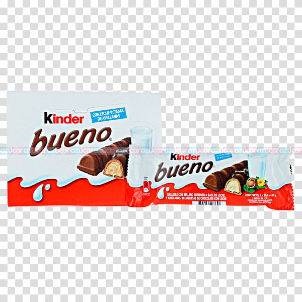 Kinder Bueno Chocolate bar White chocolate, chocolate transparent background PNG clipart