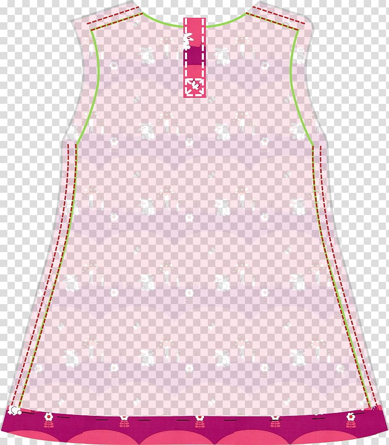 T-shirt Sleeve Dress Sewing Pattern, folding template transparent background PNG clipart