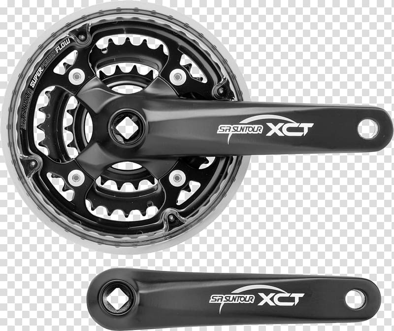 Bicycle Cranks SunTour Connecting rod Groupset, Bicycle transparent background PNG clipart