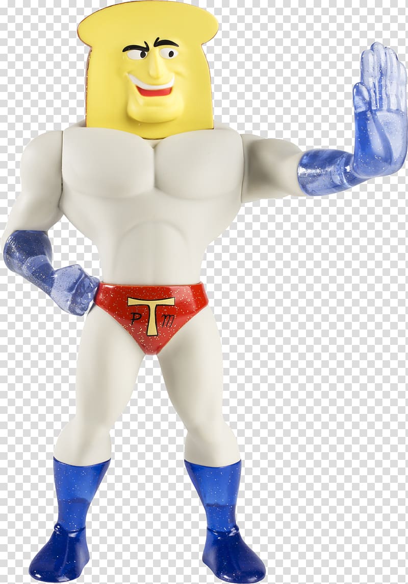 Kidrobot Powdered Toast Man Medium Figure Collectable Art Toy Action & Toy Figures, toy transparent background PNG clipart