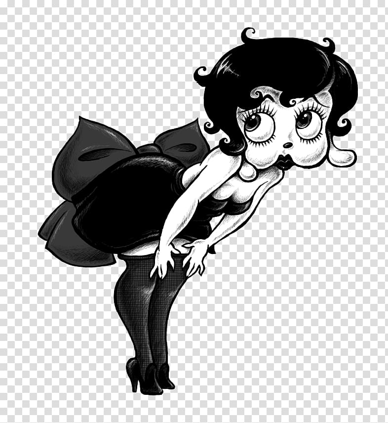 Betty Boop Bimbo Cartoon Drawing, Animation transparent background PNG clipart