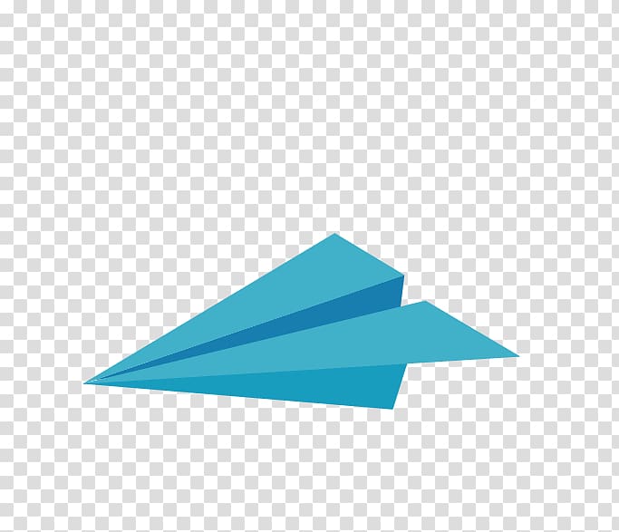 blue paper plane , Paper plane Airplane Aircraft, Blue paper airplane transparent background PNG clipart