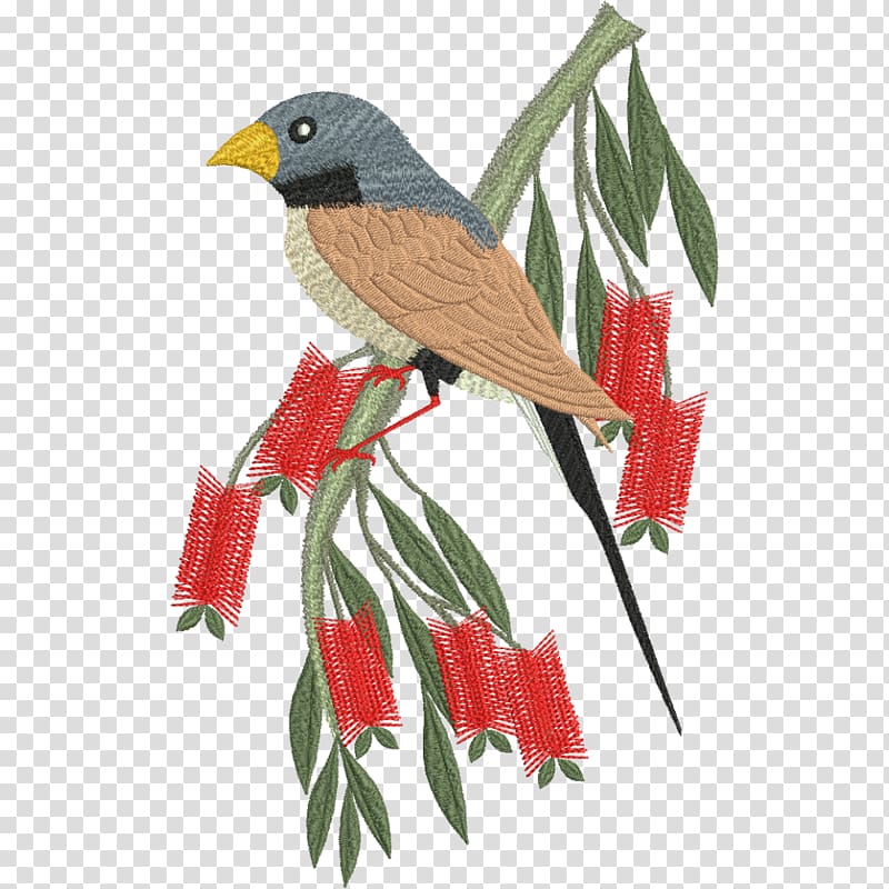Bird Machine embroidery Sewing Pattern, Bird transparent background PNG clipart