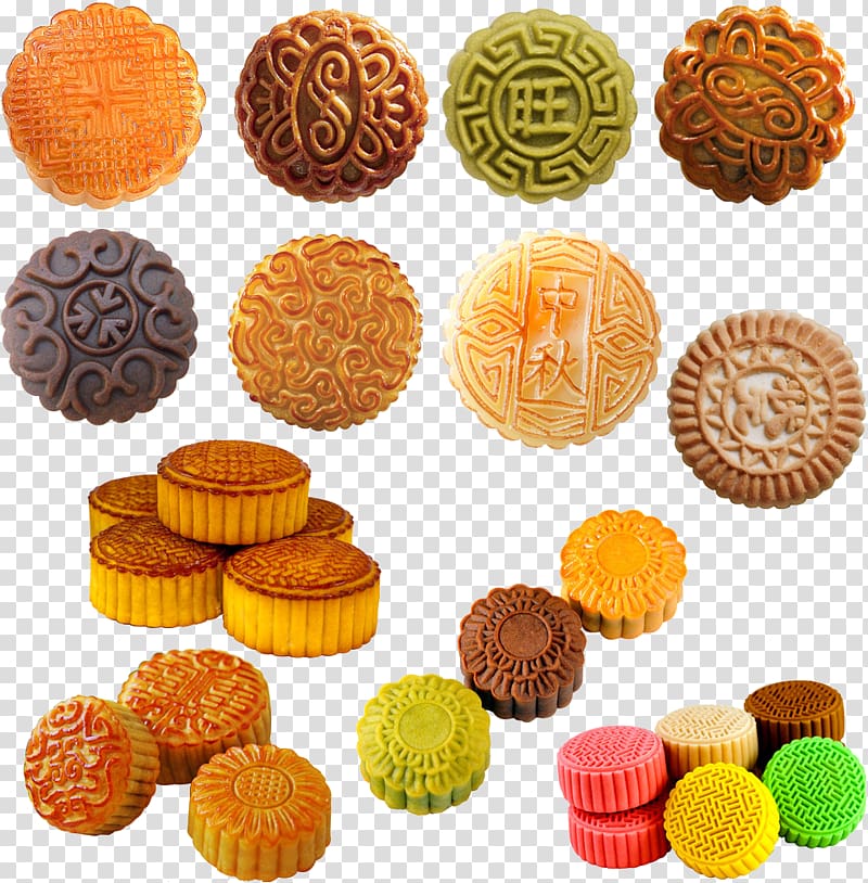 Mooncake Stuffing Bánh Bakery Baking, Mid-Autumn Festival moon cake transparent background PNG clipart