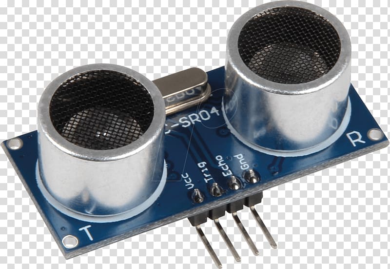 Ultrasonic transducer Sensor Ultrasound Distance, measure the ultrasonic distance transparent background PNG clipart