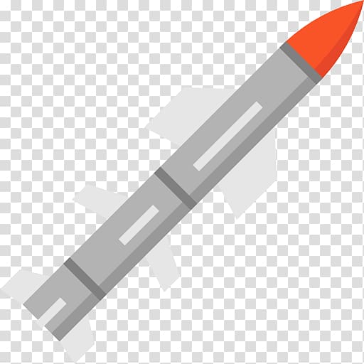 Missile Nuclear weapon Bomb Rocket, weapon transparent background PNG clipart