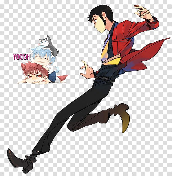 Arsène Lupin Daisuke Jigen Fujiko Mine Lupin the Third Goemon Ishikawa XIII, Anime transparent background PNG clipart