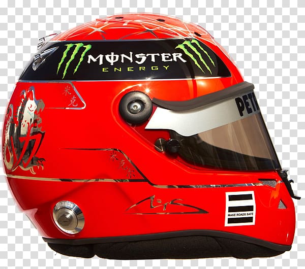 2011 Formula One World Championship Mercedes AMG Petronas F1 Team Motorcycle Helmets 2011 Japanese Grand Prix, ferrari Formula 1 transparent background PNG clipart