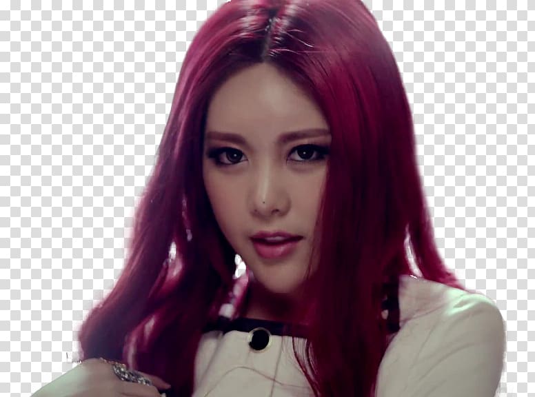 Qri T-ara NUMBER NINE Red hair No.9, ara transparent background PNG clipart