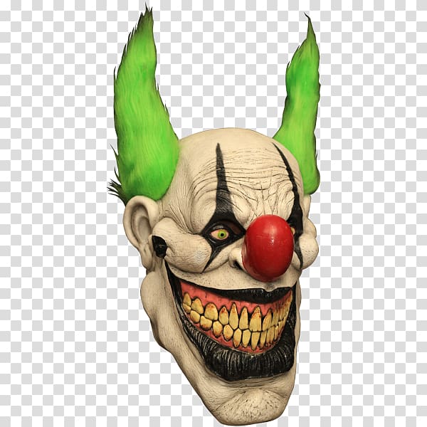 Evil clown Mask Joker Russian clown, clown hat transparent background PNG clipart