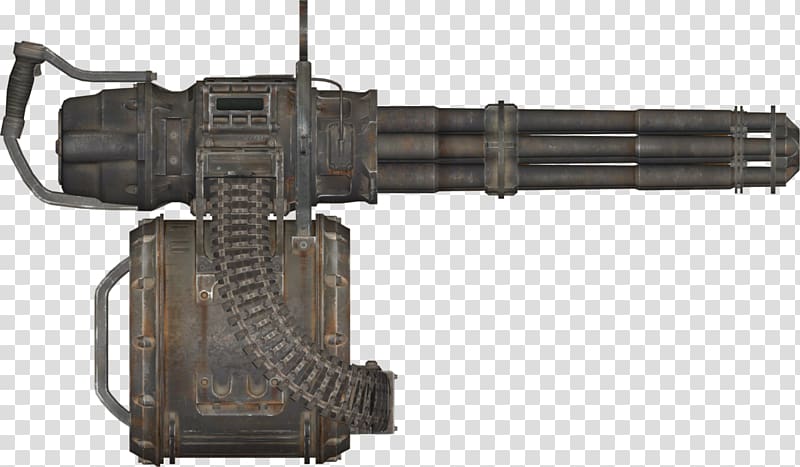 Firearm Minigun Fallout 4 Weapon Belt, fallout transparent background PNG clipart