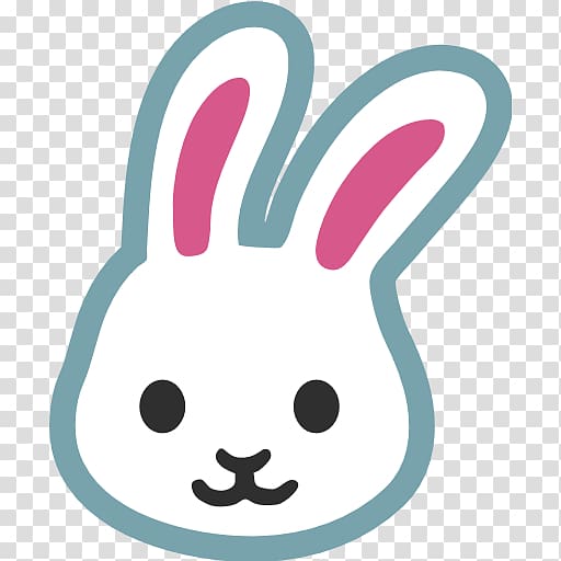 Emoticon Rabbit Emoji Easter Bunny Sticker, rabbit transparent background PNG clipart