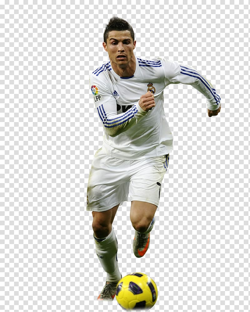 man playing soccer, Cristiano Ronaldo La Liga Portugal national football team Real Madrid C.F. FIFA World Cup, Cr7 transparent background PNG clipart