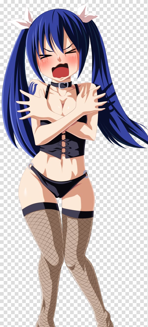 Wendy Marvell Blue hair Fairy Tail Long hair, wendy transparent background PNG clipart