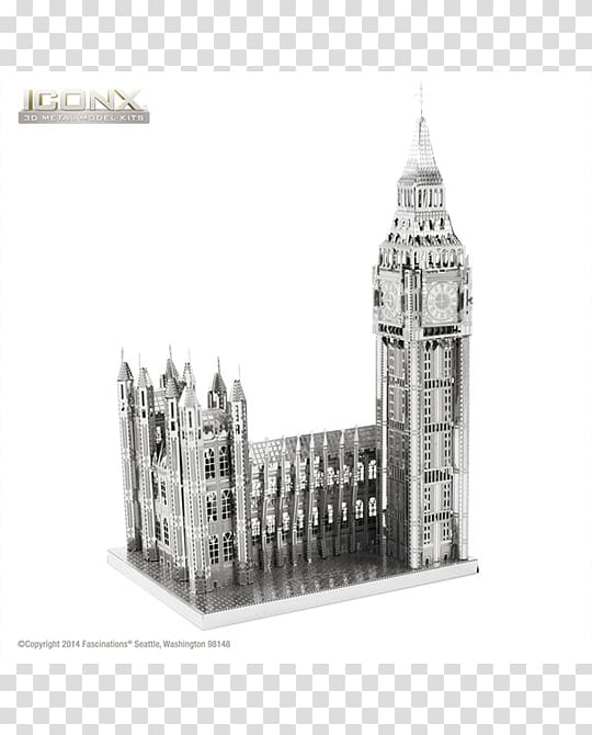 Big Ben Model kit Metal Earth Eifelturm Tower Bridge Palace of Westminster London Eye, big ben transparent background PNG clipart