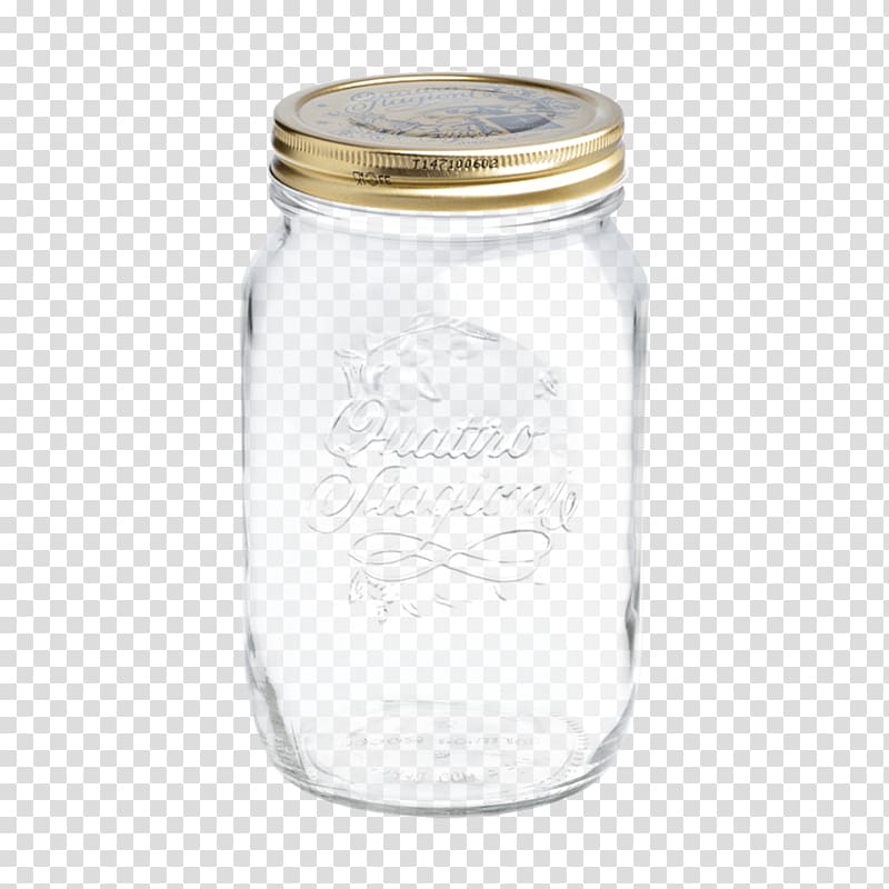 Mason jar Glass Pizza quattro stagioni Lid, glass jar transparent background PNG clipart