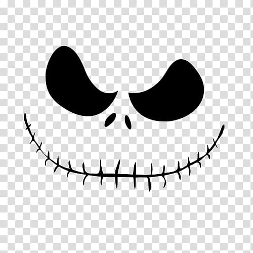 Jack Skellington Drawing Stencil Jack-o'-lantern, SNAPSHAT transparent background PNG clipart