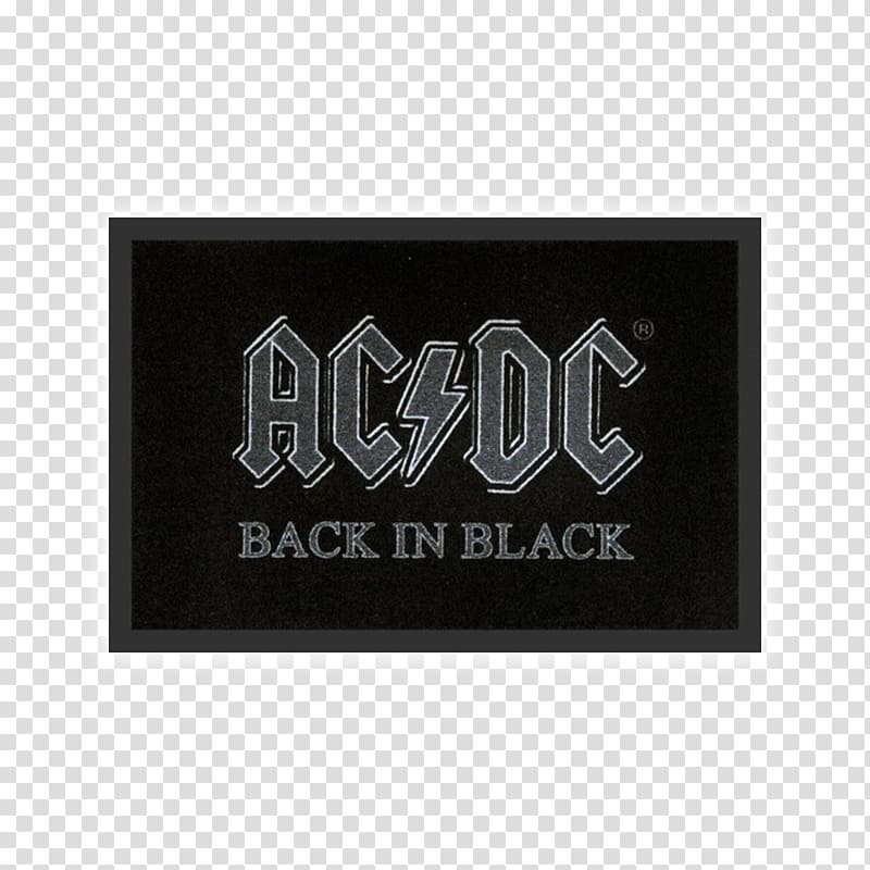 T-shirt Back in Black AC/DC Mat Highway to Hell, T-shirt transparent background PNG clipart