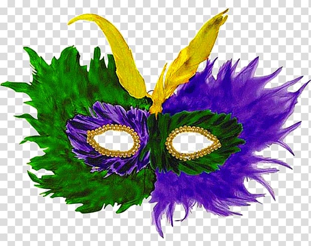 Mardi Gras Flower Mask, Mardi Gras Masquerade transparent background PNG clipart
