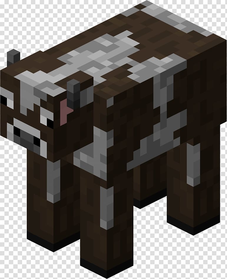 Minecraft Cattle Mob Skeleton Video game, mine transparent background PNG clipart