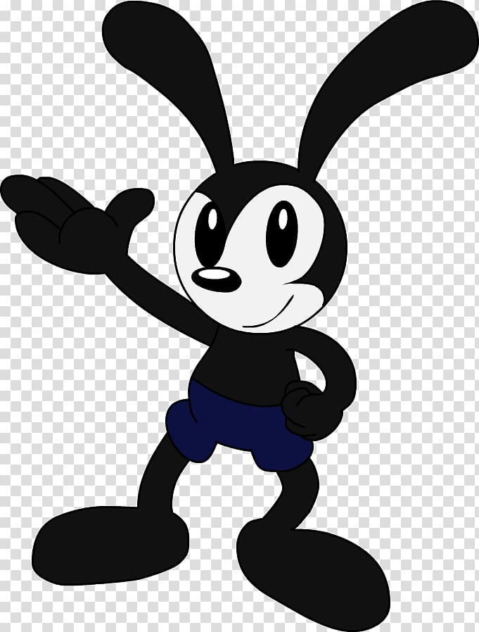 Oswald the Lucky Rabbit Mickey Mouse Laugh-O-Gram Studio, Oswald The Lucky Rabbit transparent background PNG clipart