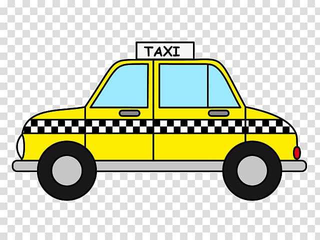 Checker Taxi Yellow cab , taxi transparent background PNG clipart