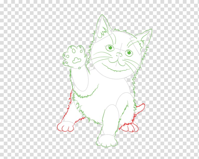 Whiskers Domestic short-haired cat Tabby cat Sketch, Cat transparent background PNG clipart