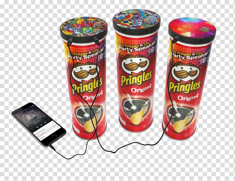 Pringles Potato chip Loudspeaker Food, philippines delicacies transparent background PNG clipart